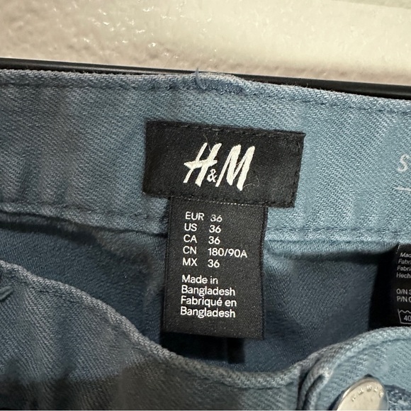 HM Skinny Fit Jeans Pants Size 36 - Picture 3 of 8